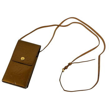 Louis Vuitton Vernis Green Cigarette Case Brown Accessories